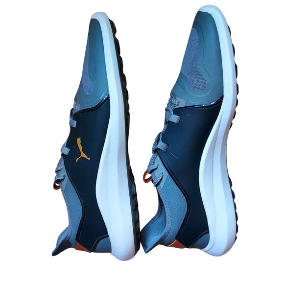 Puma IGNITE FASTEN8 PRO Men's Spikeless Gray Golf Shoes PWRStrap Fit Size 11.5 - Picture 3 of 10